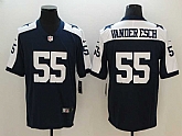 Nike Cowboys 55 Leighton Vander Esch Navy Throwback Vapor Untouchable Limited Jersey,baseball caps,new era cap wholesale,wholesale hats